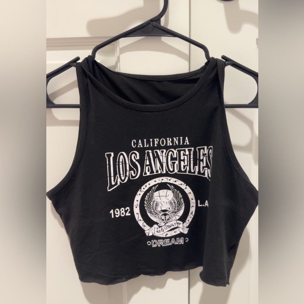 cute black crop top